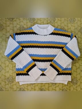 Unique Bold Striped Women's Sweater